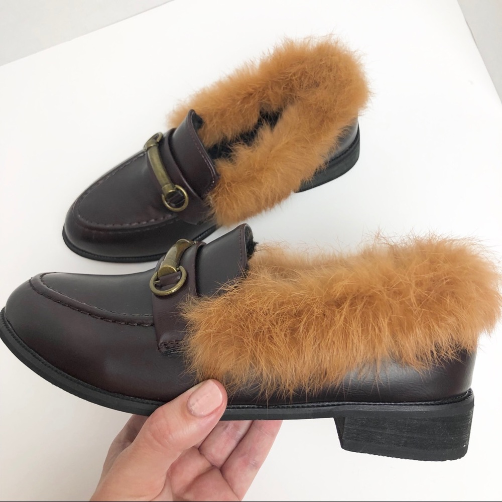 Fur Lined Loafers